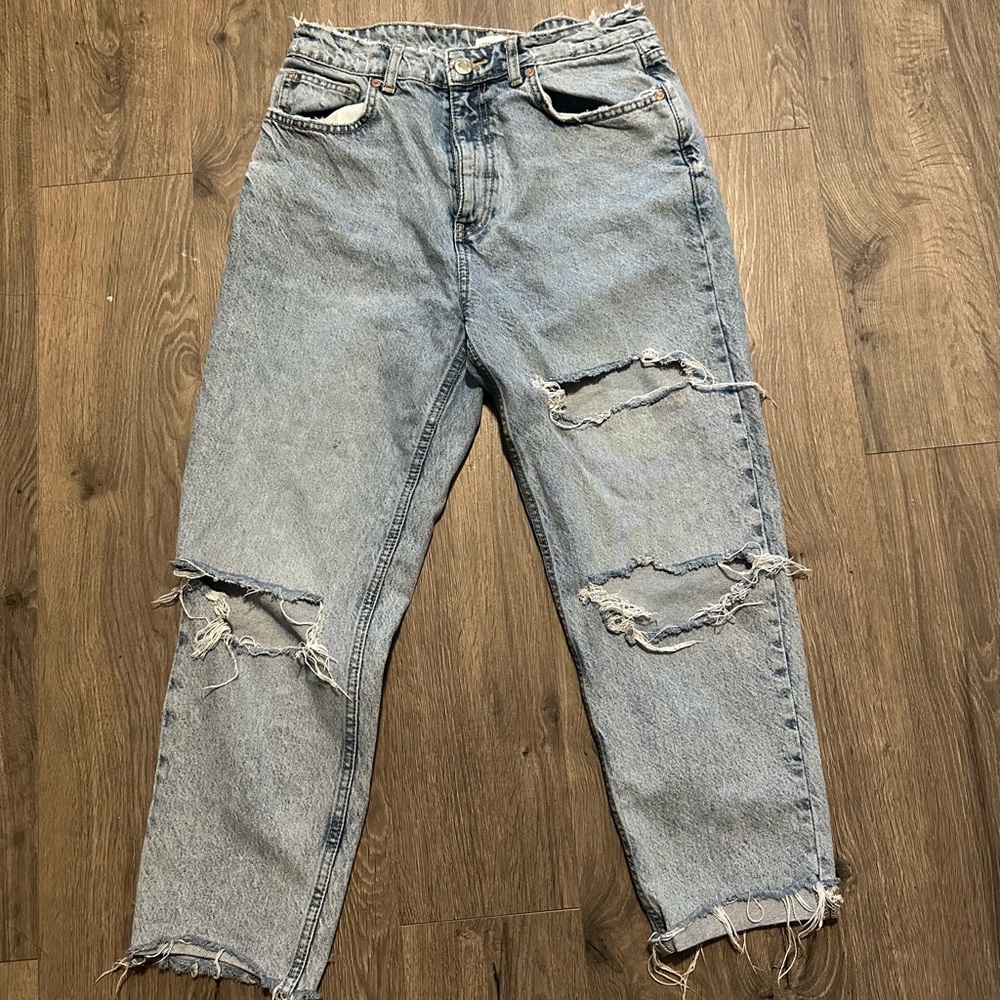 Zara mom jeans